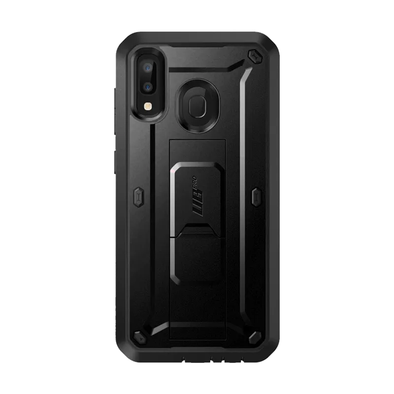 Smooth Design Galaxy A20 / A30 Unicorn Beetle Pro Rugged Holster Case-Black