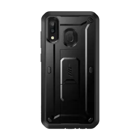 Smooth Design Galaxy A20 / A30 Unicorn Beetle Pro Rugged Holster Case-Black