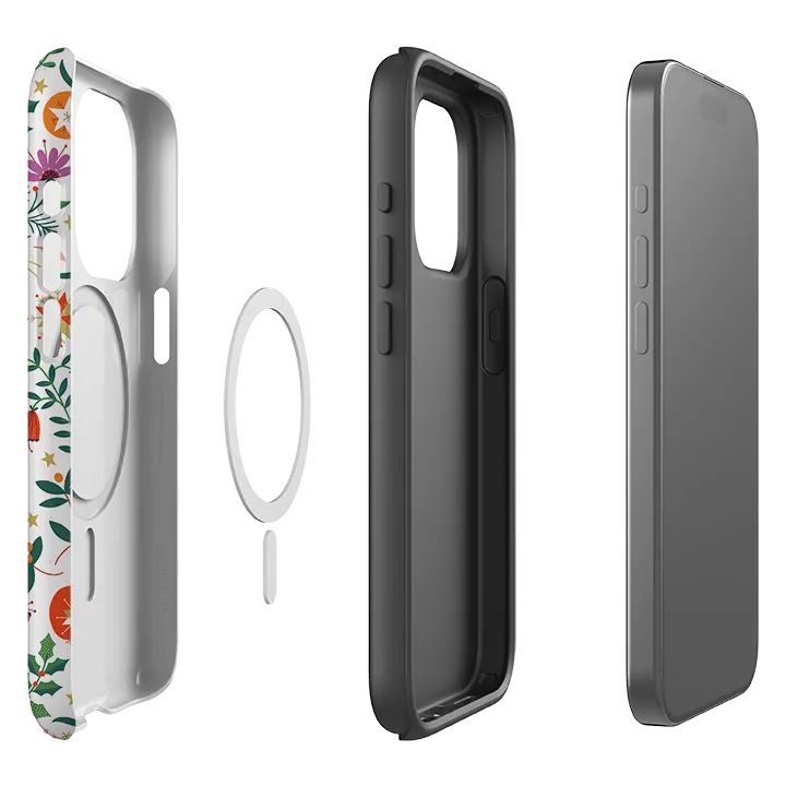 iPhone MagSafe Tough Case - Festive Fruits By Ali Brookes Light Build