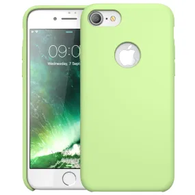Color Layer iPhone 7 Silicone Case-Green