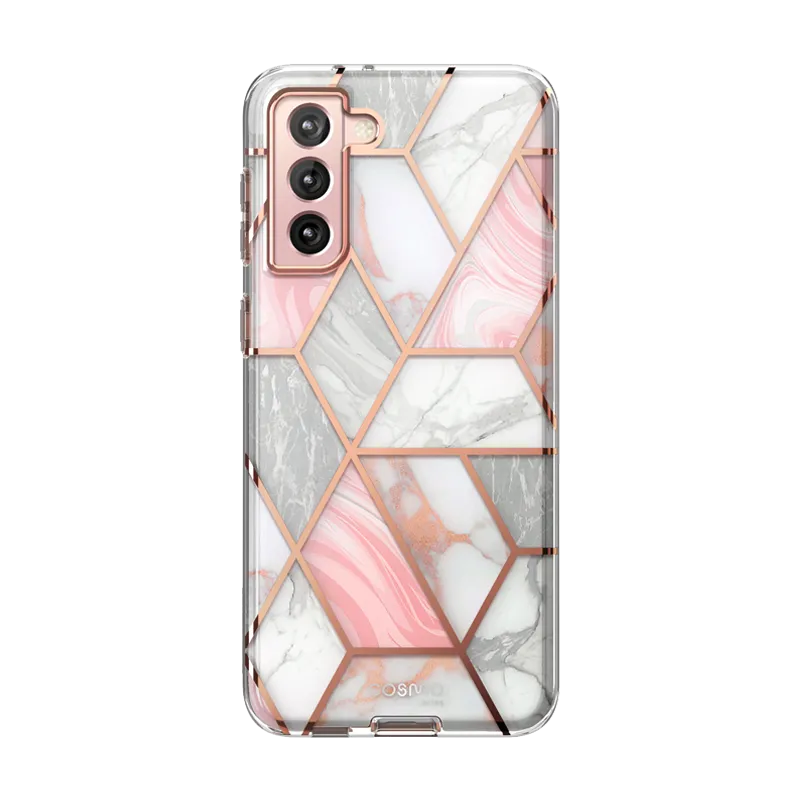 Compact Shape Galaxy S22 Plus Cosmo Case - Marble Pink