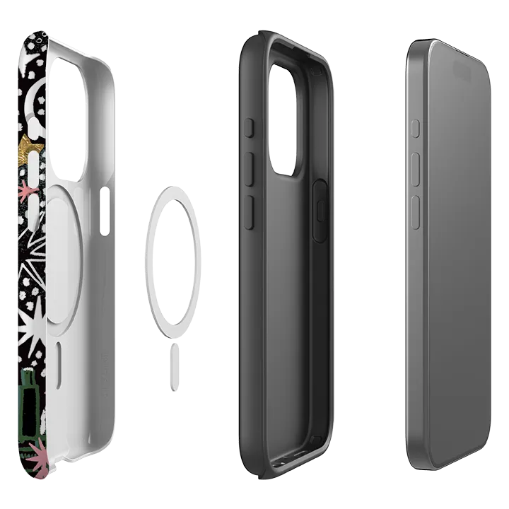 iPhone MagSafe Tough Case - Night Before Xmas I By Emma Frances Grant Matte Texture Design Comfort grip design