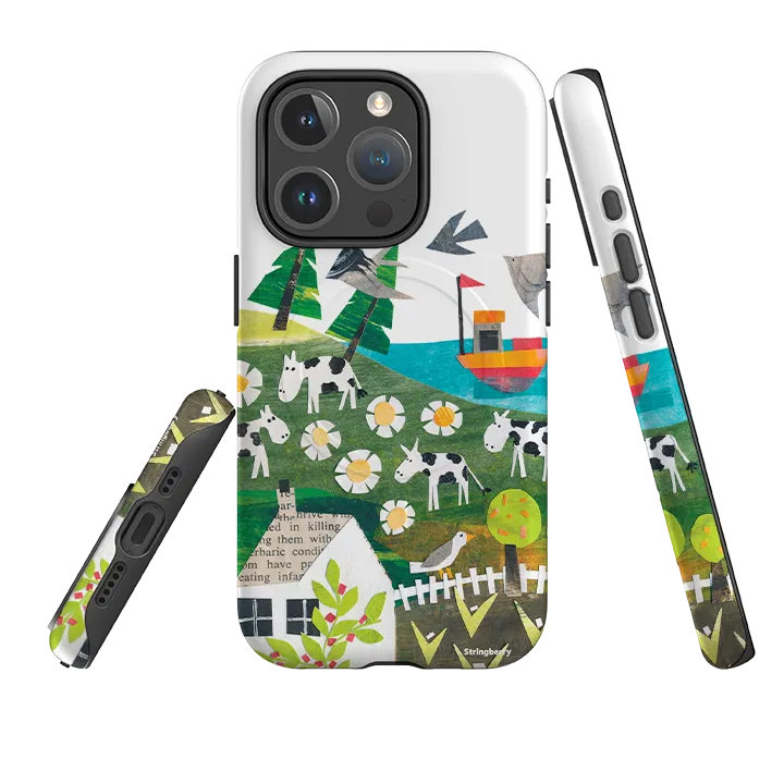 iPhone MagSafe Tough Case - Countryscape VII By Tracey English Gloss Surface Elegant Touch