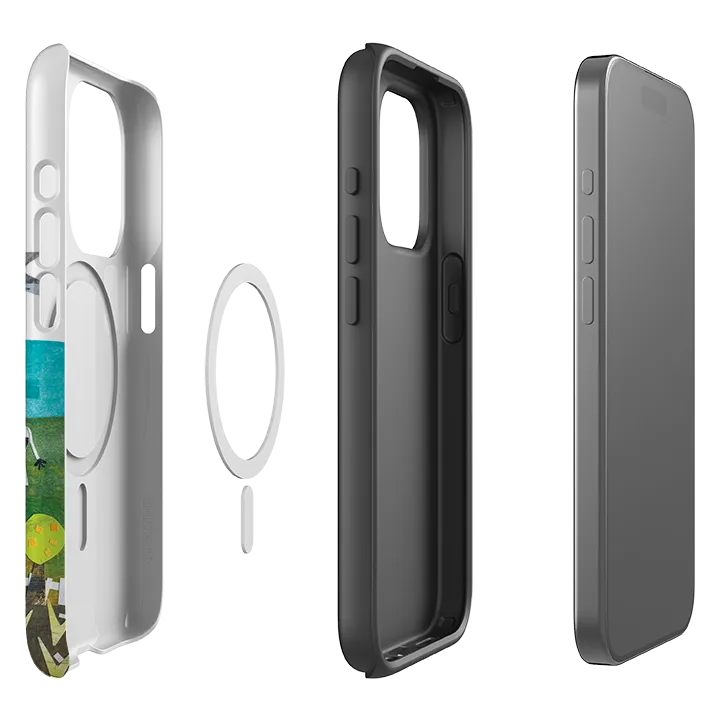 iPhone MagSafe Tough Case - Countryscape VII By Tracey English Soft Build Texture Daily Carry