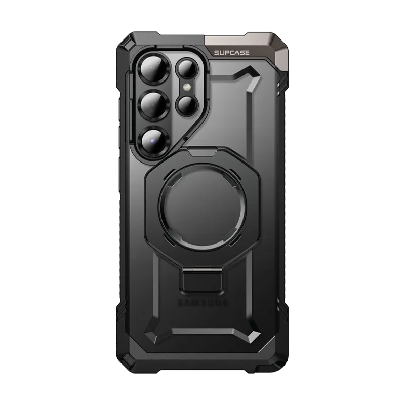 Galaxy S25 Ultra UB Grip MagSafe Phone Case-Black Flexible Shell