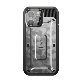 iPhone 13 Pro Max 6.7 inch Unicorn Beetle Pro Rugged Case-Gray Camo Scratch Guard Smooth Touch