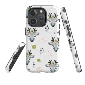 Modern Build Texture iPhone MagSafe Tough Case -  Boho Xmas