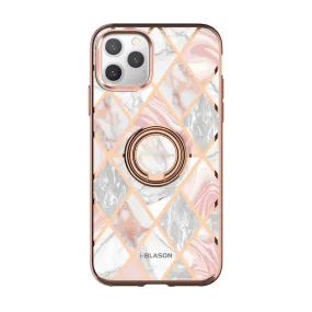 iPhone 11 Pro Max Cosmo Snap Case-Marble Pink Soft Finish Layer Flexible Surface Texture