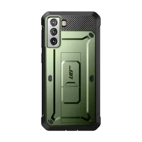 Galaxy S22 Unicorn Beetle PRO Rugged Case-Dark Green Precision Cutouts Flexible Detail Design