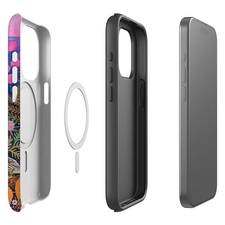 iPhone MagSafe Tough Case - Clifftop Meadow By Lee Foster Wilson Matte Feel Texture Ultra Slim