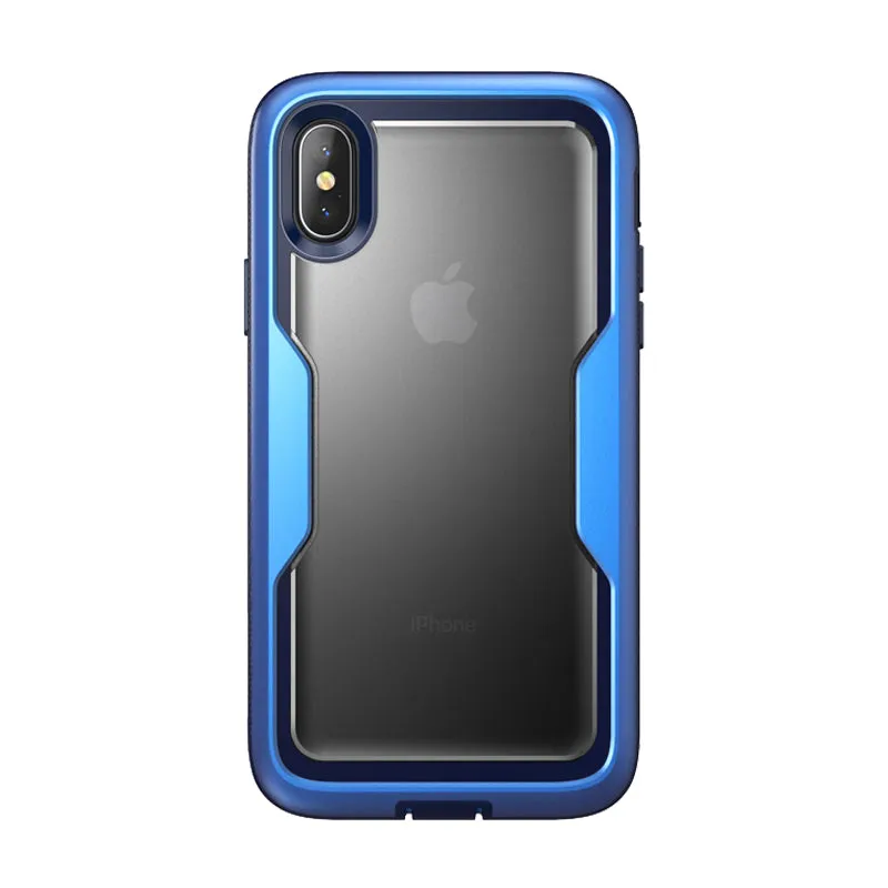 Soft Touch Shock Proof iPhone XS | X Magma Case-Blue