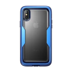 Soft Touch Shock Proof iPhone XS | X Magma Case-Blue