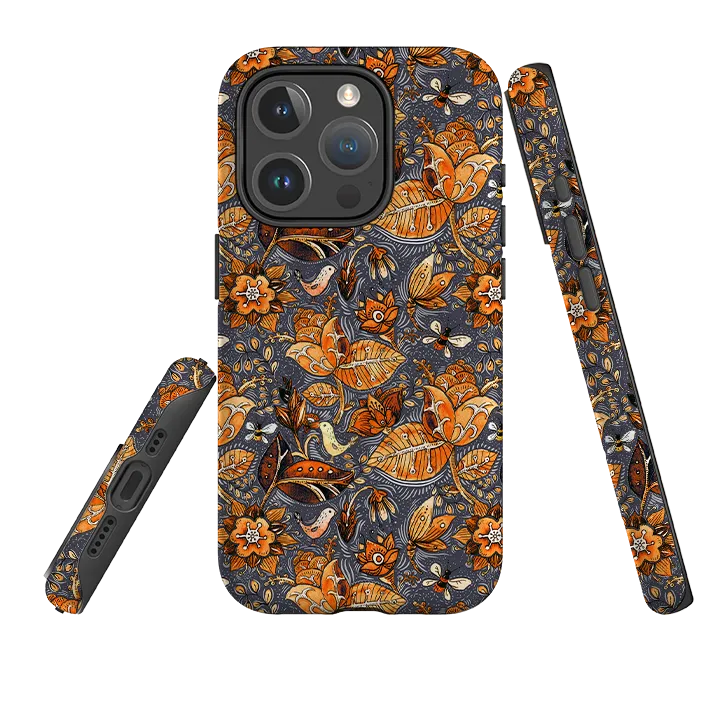 iPhone MagSafe Tough Case - Hidcote Pattern Elegant Pattern Design