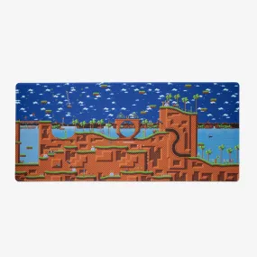 Sonic x Higround Green Hill Zone Mousepad Smart Office Comfortable Handling
