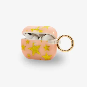 Screen Bumper Compact Style Starry Pink AirPods Case