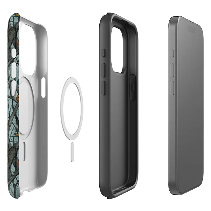 Travel Companion iPhone MagSafe Tough Case - Bird Nest By Maja Lindberg
