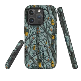 iPhone MagSafe Tough Case - Bird Nest By Maja Lindberg Glossy Texture Layer Compact Texture