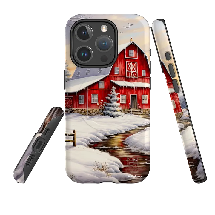Shock Surface iPhone MagSafe Tough Case - Winter Barn