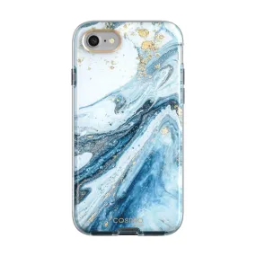 iPhone SE Cosmo Case-Marble Blue Practical Design