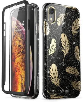 Durable Detail Light Touch iPhone XR Cosmo Case-Black