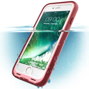 iPhone 7 WaterProof Case - Pink Elegant Layer Texture