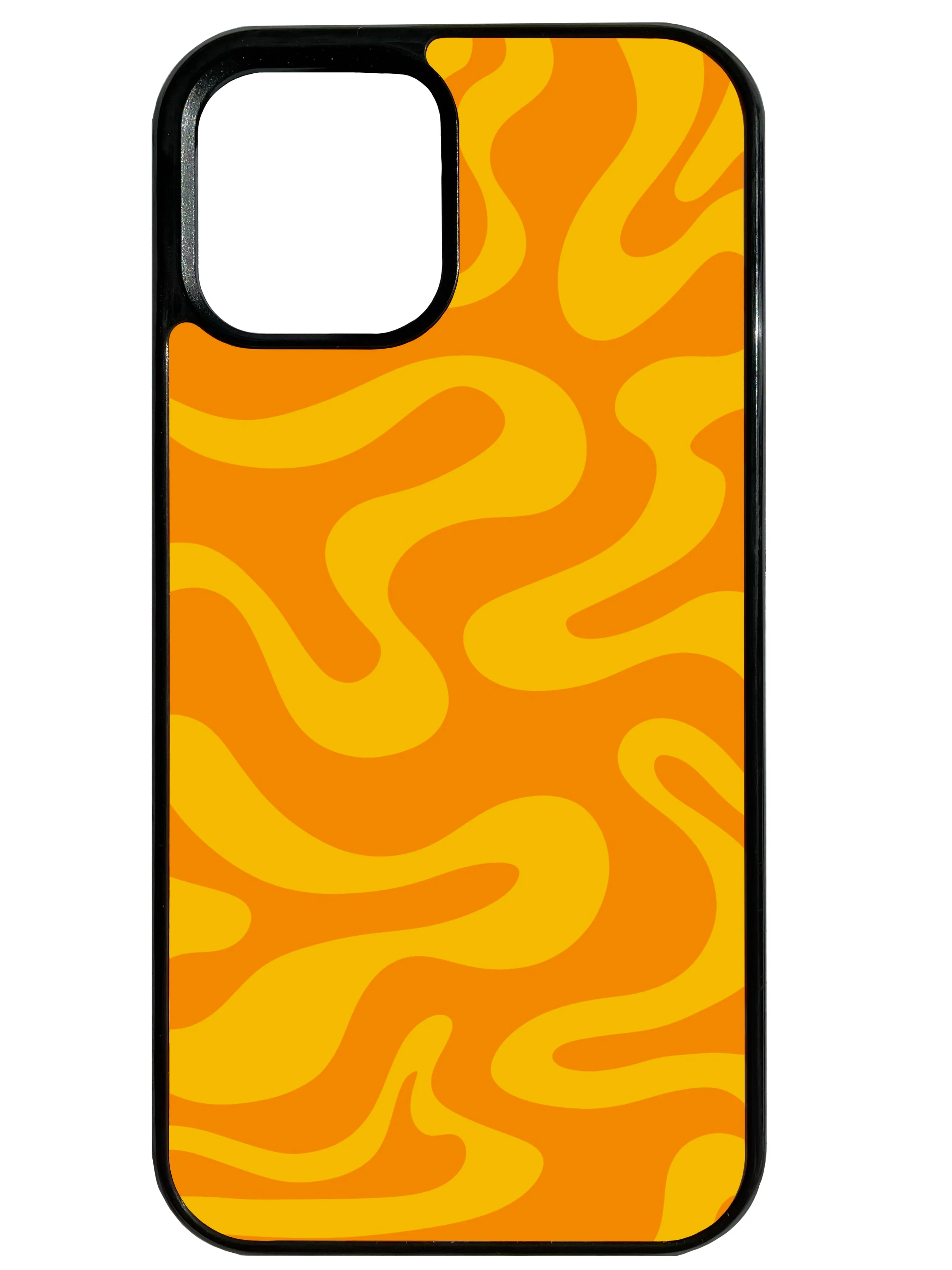 Soft Feelings Liquid Swirl in Orange and Yellow Phone Case