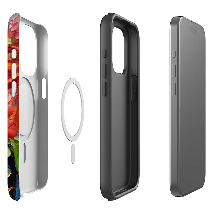 Vivid Design Texture Color Gradient iPhone MagSafe Tough Case -  Rampton