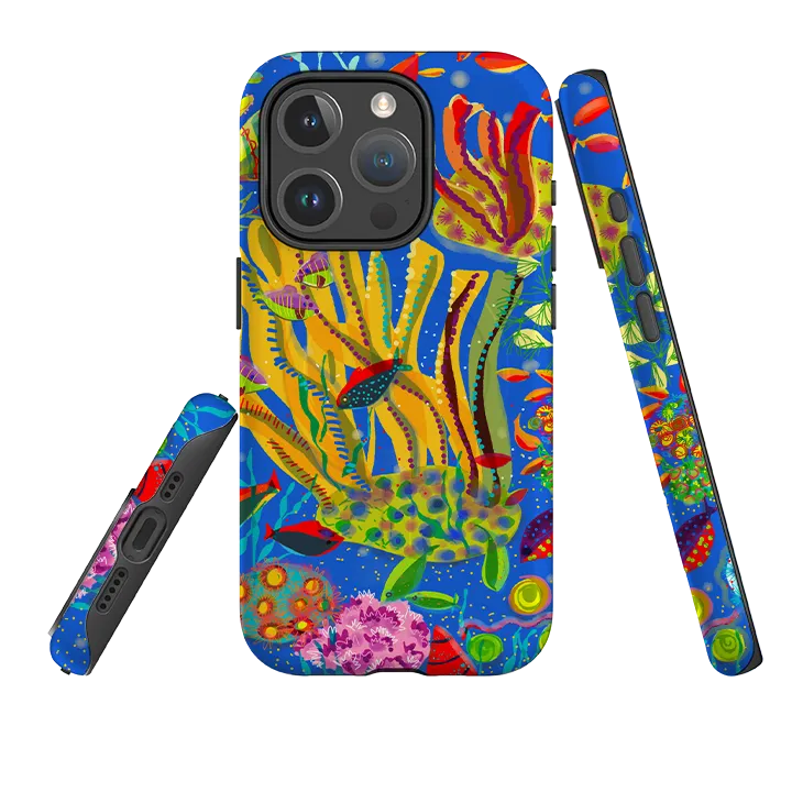 iPhone MagSafe Tough Case -  Reef By Sarah Campbell Professional Look Matte Pattern