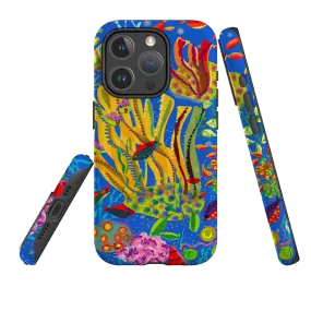 Soft Detail Layer Vivid colors iPhone MagSafe Tough Case -  Reef By Sarah Campbell