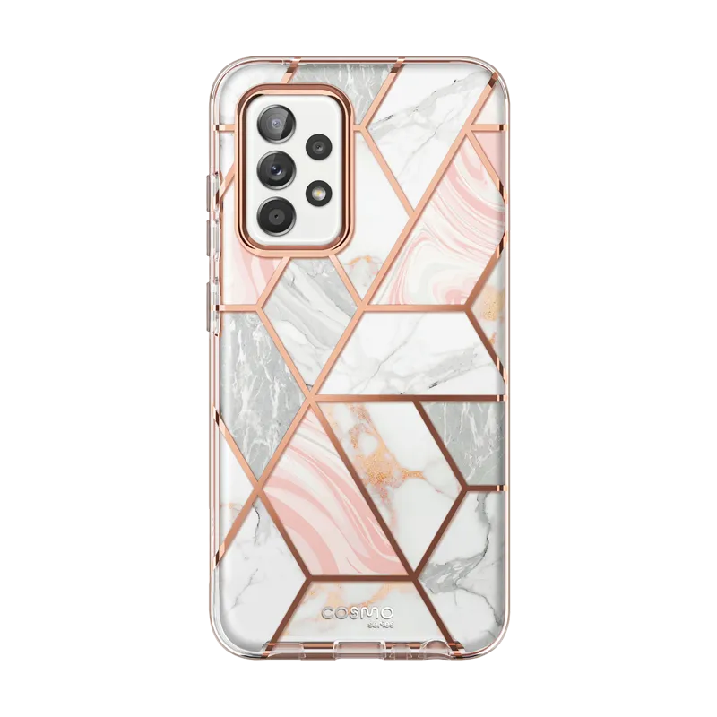 Galaxy A33 Cosmo Case - Marble Pink Protective barrier