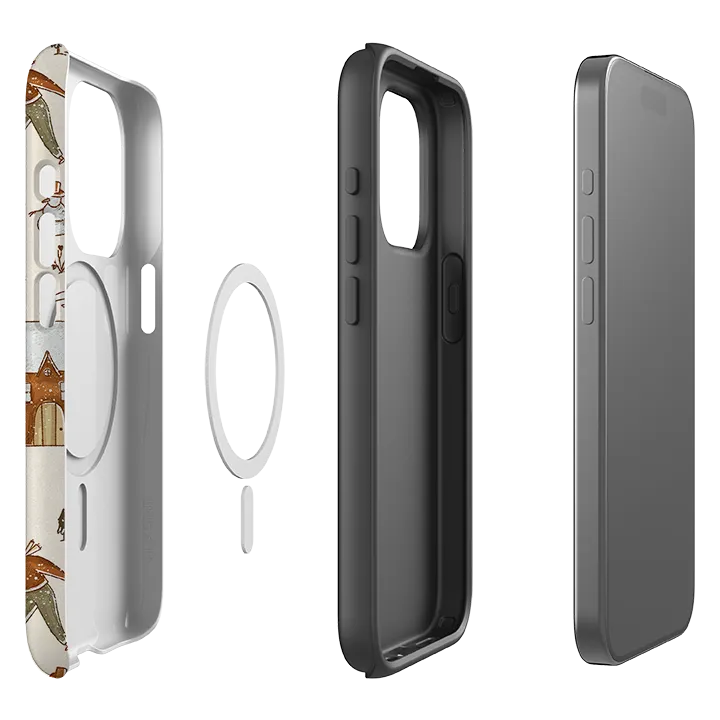 Gloss Surface Layer Protective Structure iPhone MagSafe Tough Case - Winter Life
