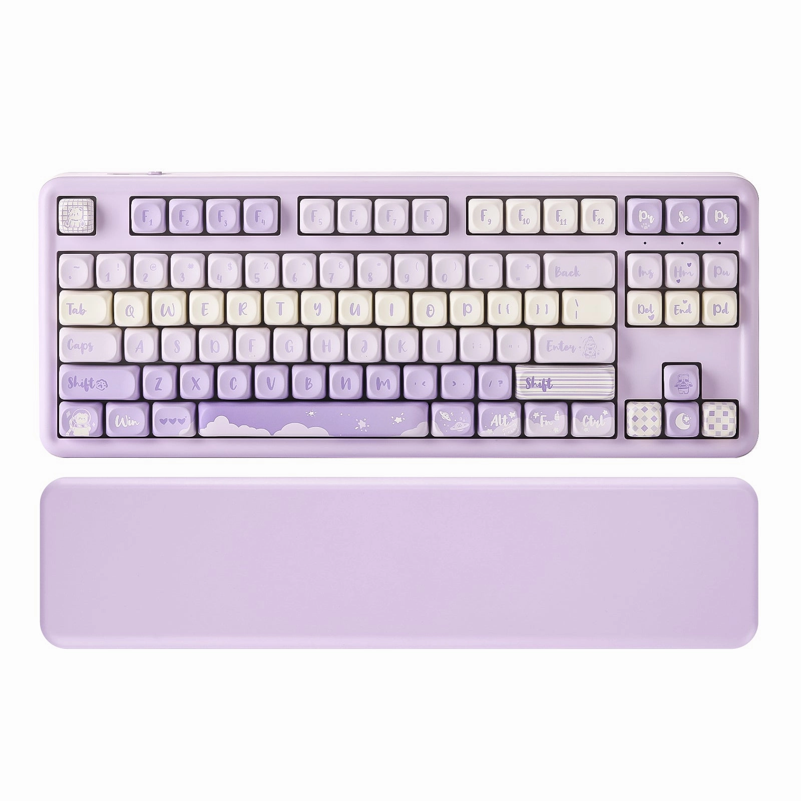 YUNZII B87 QMK/VIA Custom Mechanical Keyboard Desk Companion Keyboard
