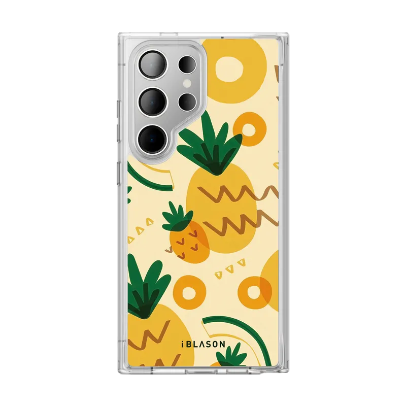 Galaxy S23 Ultra Halo MagSafe Cute Phone Case - Pineapple Refined Form Rugged Surface Build