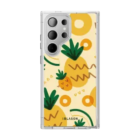Galaxy S23 Ultra Halo MagSafe Cute Phone Case - Pineapple Refined Form Rugged Surface Build