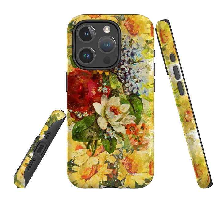 iPhone MagSafe Tough Case -  Watercolour Love Durable Surface Soft edges