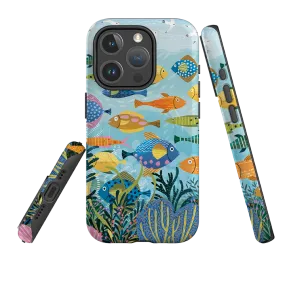 iPhone MagSafe Tough Case - Beneath The Waves I By Ali Brookes Soft Texture Casual Look