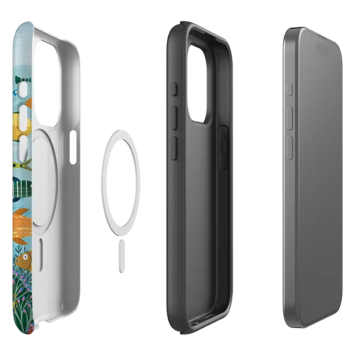 Light Edge iPhone MagSafe Tough Case - Beneath The Waves I By Ali Brookes