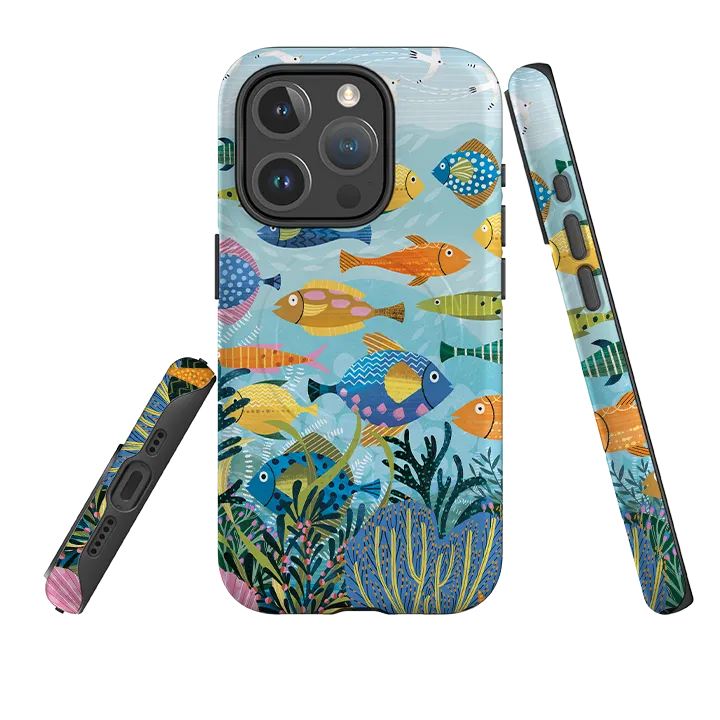 Affordable option Color Finish iPhone MagSafe Tough Case - Beneath The Waves I By Ali Brookes