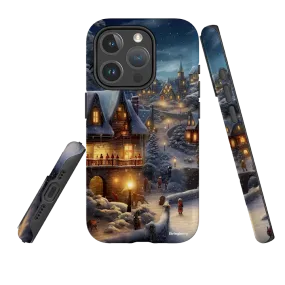 Soft Surface Design Soft Edge Look iPhone MagSafe Tough Case - Scandinavian Winter Night