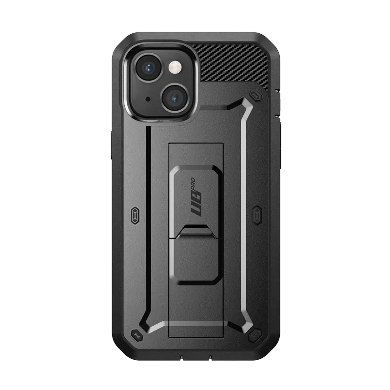 iPhone 14 Plus 6.7 inch Unicorn Beetle PRO Rugged Case-Black Soft Layer Texture