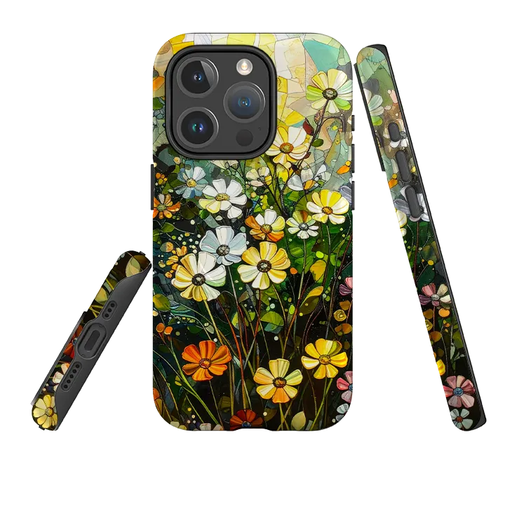 iPhone MagSafe Tough Case - Bay Floral Gloss Layer Finish Color Pattern