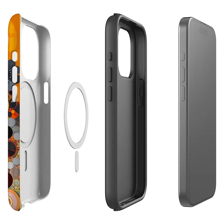 Hard Plastic iPhone MagSafe Tough Case - Magnum Floral