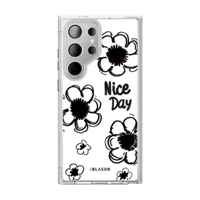 Galaxy S24 Ultra Halo MagSafe Cute Phone Case - Nice Day Soft Surface Luxury Build