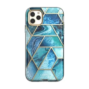 iPhone 11 Pro Cosmo Case-Ocean Blue Ergonomic Texture