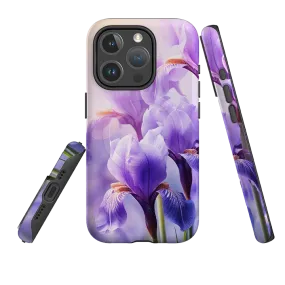 Clear Edge iPhone MagSafe Tough Case -  Mauve Floral