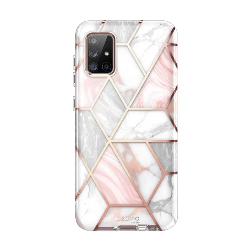 Protective cover Refined Finish Galaxy A71 5G Cosmo Case - Marble Pink