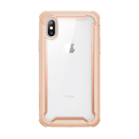 Flexible Design Matte Look iPhone XS | X Ares Case-Blush Gold