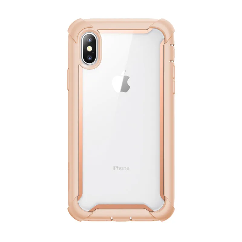 Flexible Design Matte Look iPhone XS | X Ares Case-Blush Gold