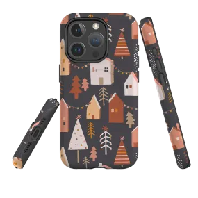 iPhone MagSafe Tough Case - Street Xmas Dark Protective Layering