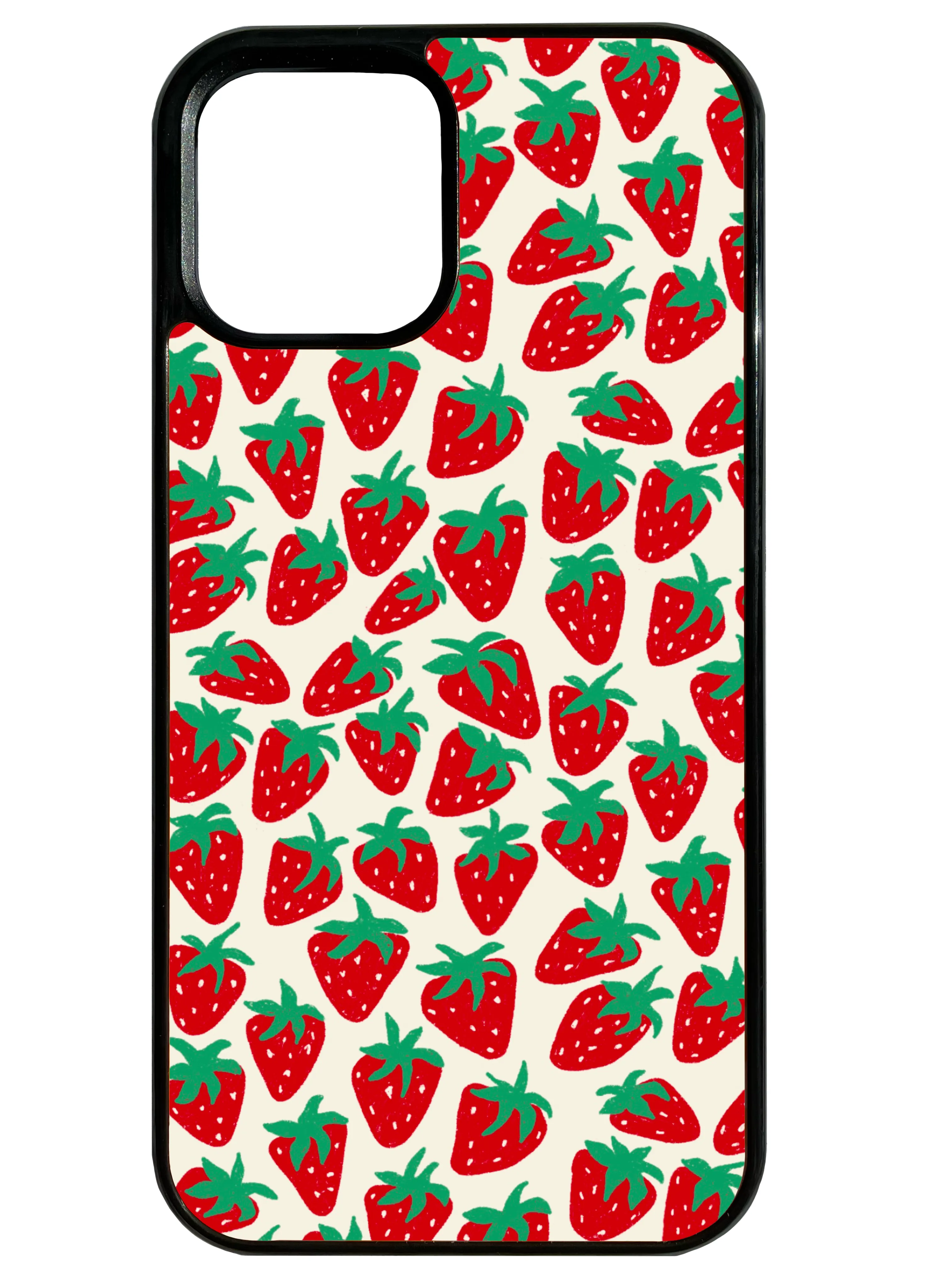 Strawberry??s Phone Case Flexible Touch Soft coating
